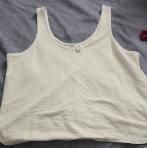 White tank top